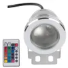 10W 12V sous-marine RVB LED lumière 1000LM étanche IP65 fontaine piscine aquarium lampe 16 changement de couleur 24key IR télécommande Y200922