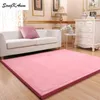 SongKAum Coral fleece Thicken Large Carpets Solid simple child Non-slip Tatami customizable Mats Bedroom Home Lving Room Rug 201225