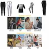 Femmes Sauna Suit Hot Sweat Néoprène Shapewear Tummy Control Corset Top + Pant Body Shaper pour la perte de poids Gym Workout 201222