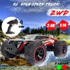 114 70Kmh 2WD RC telecomando fuoristrada auto da corsa veicolo 24Ghz crawler elettrico mostro RC auto Y20041316896069640723