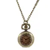 Mooie Mini Size Small Pocket Watch klassieke antieke quartz analoge horloges klok voor mannen vrouwen kinderen ketting hanger ketting geschenk