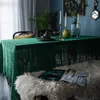 Tovaglia verde traforata fatta a mano a maglia nappa tovaglia di cotone da pranzo copertura tavola rotonda in stile country americano Home Decor T200707
