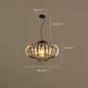 Modern lantern crystal chandelier dining room living room chandelier lighting entrance bar table lamp coffee shop lighting