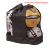 Баскетбольный мешок сетка сетчатой шарики регулируемый ремешок оксфордский ткань легко переносить некрасную футбол большую мощность одиночное плечо2900