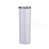 100 hot new 304 stainless steel 20 oz high white heat sublimation thin coffee cover and beer mug