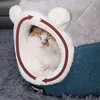 Hoopet Pet Cat Basket Bed House Warm Cave Hodel dla psa Puppy Home Sleeping Teddy wygodne Y200330