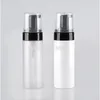 100ml 120m 150ml 200ml Empty Mousse Foam Bottle Black Liquid Soap Dispenser Pump Bottles Refillable Hand Shampoo Castile