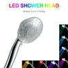 color changing led shower head
