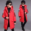 -30 Degree Children's Parka Winter Jassen Kinderkleding Big Jongens Warm Down Cotton-Patded Coat DIverching Bovenkleding Kleding 201126