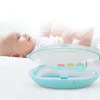 Baby Automatique Électrique Tajust de soins bébé Accessoires de manucure électrique Portable Multi-Fonction Set Dispositif à ongles Vert Rose CO2033