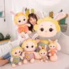 Nouveaux cadeaux créatifs 30 ~ 100 cm belle lapin en peluche jouets doux lapin Animal en peluche coussin oreiller anniversaire poupée filles enfants Photo Props1684994