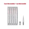 Ersättning fina eller tjocka nålar för mullvadtatueringslaser borttagning penna nål för fräkn ansikte wart tagplasma penna nål rabe9954827
