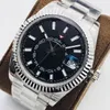 Top N Factory Deluxe Men Watch Sapphire Watches ETA 9001 Movement Ceramic Bezel 326934 Model 904L Automatisk mekanisk vattentät 2013