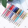 Classique Luxe Cristal Stylo Peinture Assortiment Couleurs Décoré Strass Gemmes Stylo À Bille Promotion Publicité Logo Cadeau Stylos