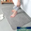 Alfombra de baño absorbente antideslizante peluda de microfibra suave alfombras de ducha de baño alfombra