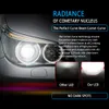 2 sztuk / para 9006 C6 LED Reflektory samochodu 72W 7600LM Cob Auto Reflektor żarówki H1 H3 H3 H7 H11 880 9004 9005 9006 9007 Car Styling Lights