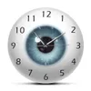 The Eye Eyeball Pupil Core Sight View Oftalmology Silent Wall Clock All Seeing Menselijk Body Anatomy Nieuwigheid Muurhorloge Gift LJ200827
