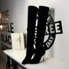 Sexy Winter Boots Women Shoes High Heels Boots Over The Knee Boots Women Knee High Boot Female Stiletto Ladies Shoes