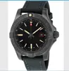 2020 Orologio di lusso meccanico automatico quadrante nero cinturino in nylon al titanio V1731110-BD74GCVT 44mm moda uomo orologi da polso Nuovo Versio198O