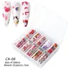 chrismas stickers 10 Rolls Nail Foils Mixed Nail Art Stickers Colorful Transfer Foil Butterfly Wraps Adhesive Decals Paper Nails Decoration