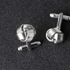 manchet koppelt Gold Tie Knot Shape Business Shirts CuffLinks -knop voor mannen Fashion Jewelry Will en Sandy