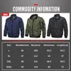 Chaqueta de bombardero militar para hombre, prendas de vestir tácticas para hombre, chaquetas cortavientos ligeras transpirables, chaqueta de piloto de mosca de la Fuerza Aérea del ejército para hombre, ropa 201028