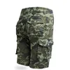 UAICESTAR 100% coton Camouflage Shorts hommes marque été militaire pantalon mince grande taille décontracté survêtement hommes 220301