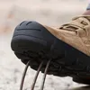새로운 남성용 신규 부팅 강철 발가락 안전 펑크 방지 운동화 불가수의 신발 작업 신발 Y200915