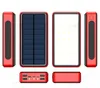 80000mAh Banque d'énergie solaire sans fil Téléphone portable de charge rapide Chargeur externe Powerbank 4 Éclairage LED USB pour Xiaomi iPhone2794547