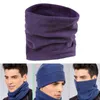 2021 4 in 1 Scarf Winter Unisex Women Men Black Sports Warm Thermal Snood Neck Warmer Face Mask Beanie Hats Wear Collar Y1229