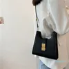 Designer- modische Frauen Bag Fashion Crossbody Taschen Französische Achselweitertasche Solid Farbe Leder Vintage Handtasche Ladies Purs202o
