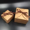 30pcs Brown Gift Box Kraft Papierowe pudełka ze słodycze do cukierków \\ ciasto \\ biżuteria \\ prezent \\ Chocolate \\ Party Packing Boxes 30p Jllnpz