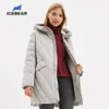 Buzbear Yeni Kış Uzun Kadın Aşağı Ceket Moda Sıcak Kadın Kapşonlu Parka Marka Kadın Giyim GN319300P 200922