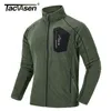 TACVASEN Dünne Militär Fleece Jacke Mantel Winter Männer Thermische Fleece Jacken Armee Grün Kleidung Männer Winddicht Fleece Liner 201123