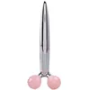 Beleza Ferramentas Skincare Massageador Facial Luxo Natural Rosa De Quartzo Cristal Rosto Rolo Y Em forma de 3D Jade Roller Firming