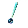 2021 5 Цветов Кофе Совка Измерьте ложки из нержавеющей стали 430 Skake Spoons с зажимом Кухонные Измерительные инструменты