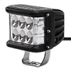 4 pouces 45W Led lumière de travail trois faces blanc ambre brouillard avertissement Flash pour moto SUV 4X4 ATV UTV BUS 12V 24V