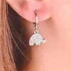 african shaped earrings
