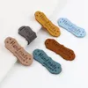 علامات Pu Leather Tags Tags Craft مصنوعة يدويًا مع قبعات DIY DIY حقائب فو من الجلد المدبوغ للملابس ملحقات ملابس الخياطة