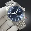 V7F MARK XVIII 327014 Le Petit Prince Swiss ETA2892-2 Automatyczne męskie zegarek stalowa obudowa Blue Dial Bransoletka ze stali nierdzewnej Nowa Puret2570