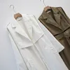 UK Marke neue Mode 2020 Herbst Herbst Casual Einfache Klassische Lange Trenchcoat mit gürtel Chic Weibliche windjacke LJ200903
