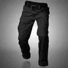 MEGE 2018City Tactical Cargo Pantsメンズ戦闘スワット軍の軍用パンツ綿マルチポケットストレッチフレキシブルマンカジュアルズボンH1223