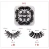 9 Paires Faux Vison Faux Faux Cils Extensions De Cils Épais Entrecroisés Natual Long B01