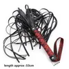 Candiway Sexy Catwhip BDSM Game Adult Fetish Bondage Cuir en cuir paddle Fetish Flogger Toys for Couples Politiques Knot5496977