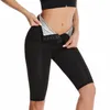 Aggiornamento taglia Donna Thermo Body Shaper Pantaloni dimagranti Perdita di peso Vita Trainer Brucia grassi Sudore Sauna Capris Leggings Shapers 220307