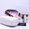 Fashion Sunglasses Mens Glasses Women Sun glass Designer Brand Driving Sunglass For Men Protection Resin glasses 6 Colors With box 2203011D