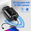 Ładowarka telefonii komórkowej Szybkie ładowanie QC 3.0 18 W Szybkie ładowanie EU US Plug Adapter Wall USB Ładowarka do iPhone Samsung Xiaomi