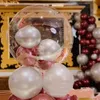 50 100 pçs 10 18 24 36 polegada sem rugas bobo transparente claro balões crianças decoração de casamento hélio ar festa de aniversário decoração t20234s