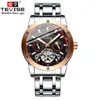 Swiss Watch Teise Men's Watch Star Fashion Tourbillon Vattentät Lysande Maskiner