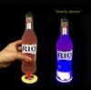 LED BOTTE Autocollants Coasters Lights 4leds Decoration Light 6cm Round Beer Drink Light for Party Bar Club Vase Wine Glass3591188